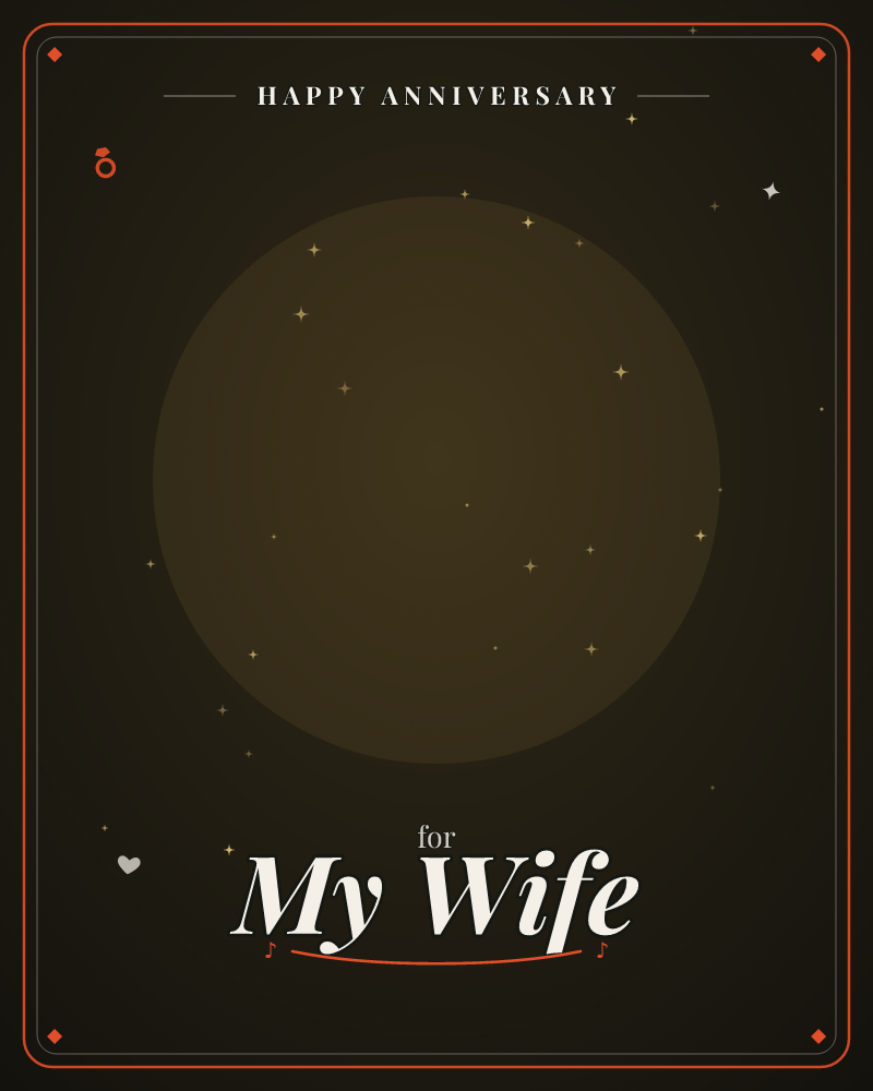 A large soft-edged golden circle glows against a near-black background, like a moon or sun rendered as a gentle halo of light, a anniversary e-card design by @DittyCityTeam