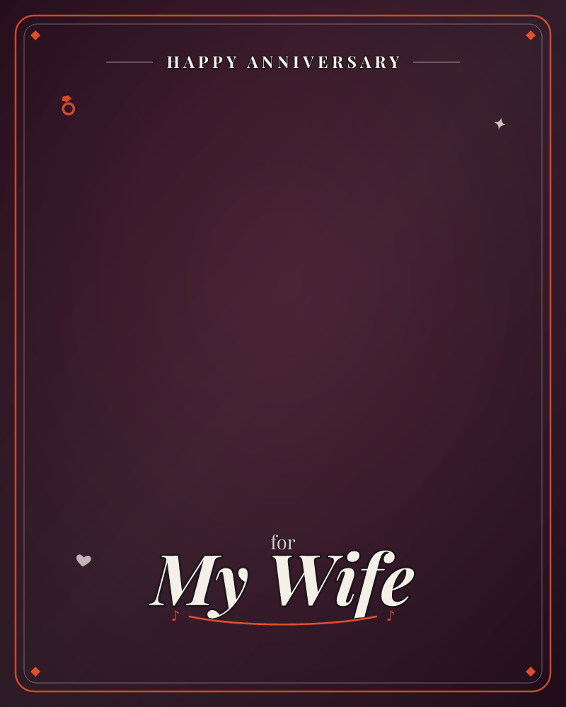 A deep plum-toned backdrop glows softly at its centre, fading into near-black at the edges, a anniversary e-card design by @DittyCityTeam