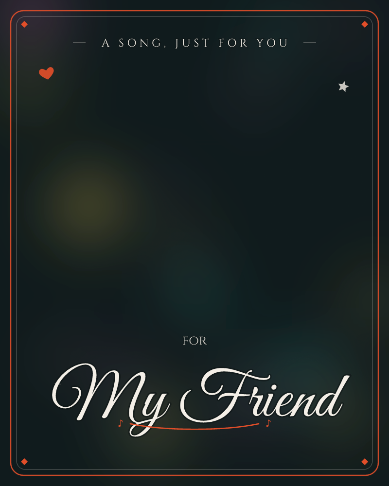 A dark, softly blurred background dominated by deep near-black greens, with hazy pools of muted gold and teal light glowing faintly through the murk, a any occasion e-card design by @DittyCityTeam