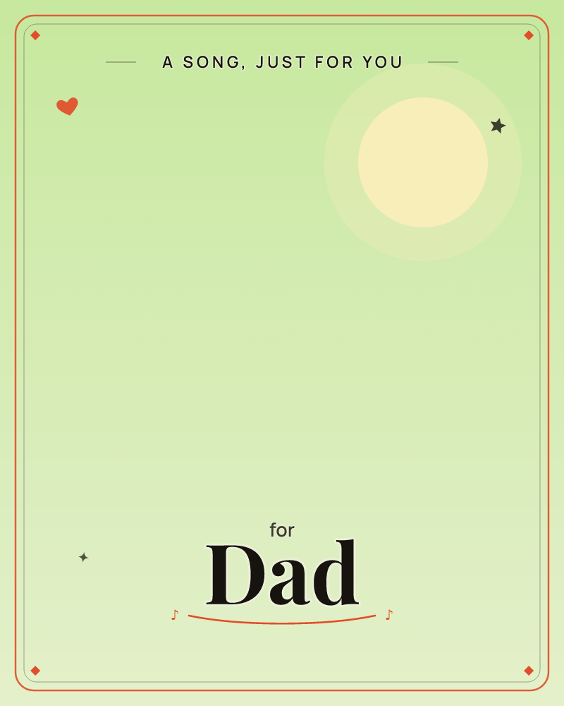 A soft glowing sun or moon hangs in the upper right of a pale green sky, its warm cream light bleeding into a gentle halo, a any occasion e-card design by @DittyCityTeam