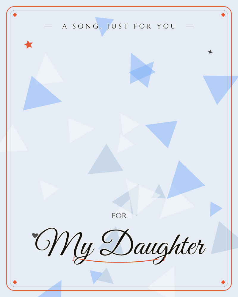 A drifting field of pale blue and white triangles floats over a soft grey-to-white gradient, some shapes overlapping to form deeper blue tones where…, a any occasion e-card design by @DittyCityTeam
