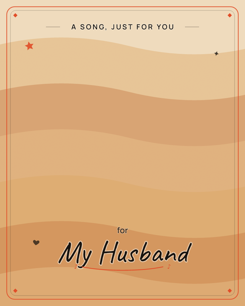 The card shows a series of undulating horizontal waves in warm sandy tones, layered like desert dunes or rippling fabric from a pale grey top through…, a any occasion e-card design by @DittyCityTeam