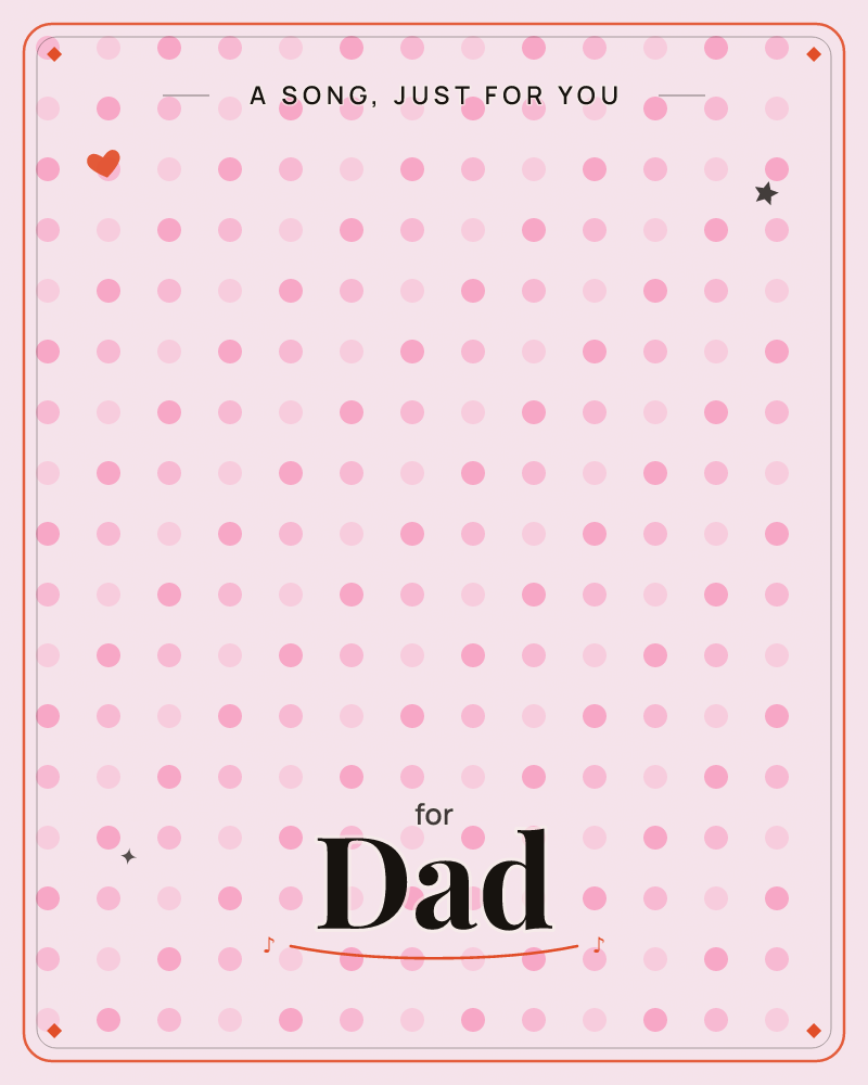 A soft grid of polka dots in varying shades of pink and rose covers the card from edge to edge, glowing brighter toward the center and fading into a…, a any occasion e-card design by @DittyCityTeam