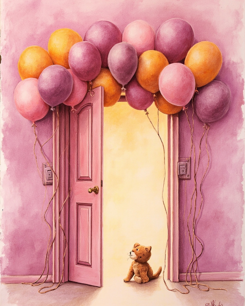 Birthday e-card design