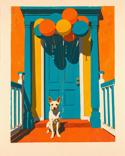 Birthday e-card design