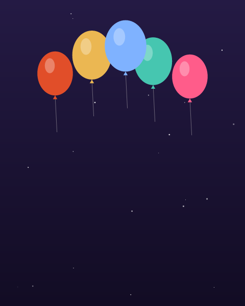 Birthday e-card design by @DittyCityTeam