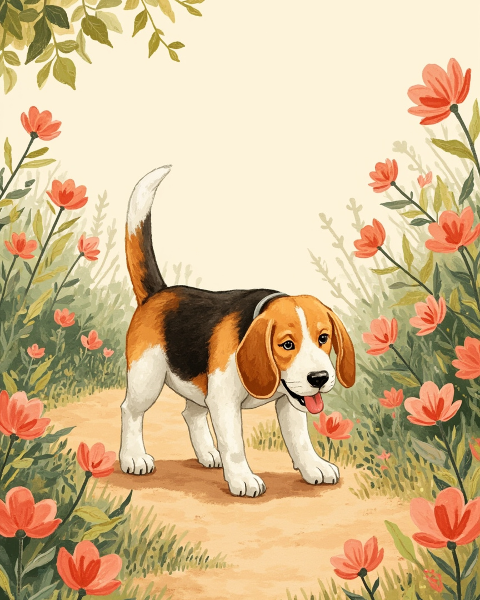 Birthday e-card design