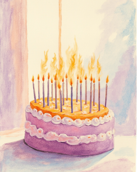 Birthday e-card design