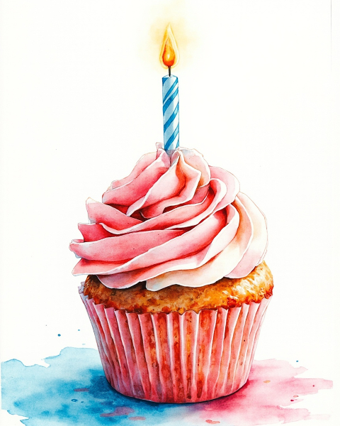 Birthday e-card design