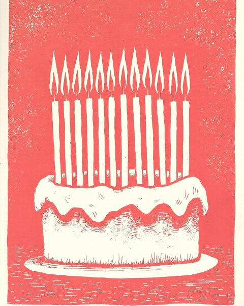 Birthday e-card design
