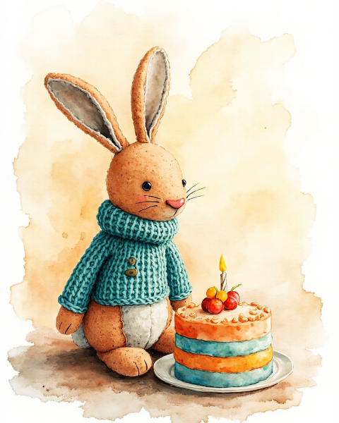 Birthday e-card design