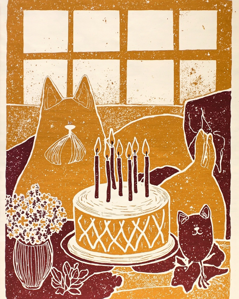 Birthday e-card design
