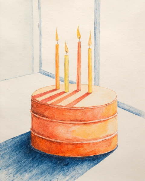 Birthday e-card design
