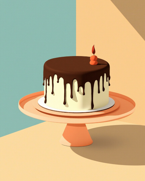 Birthday e-card design
