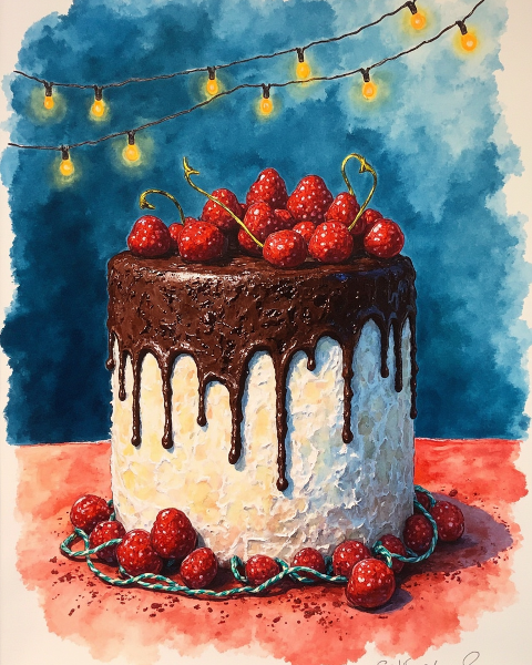 Birthday e-card design