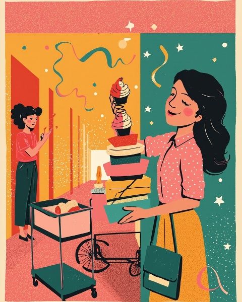 Birthday e-card design