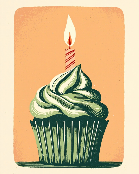 Birthday e-card design