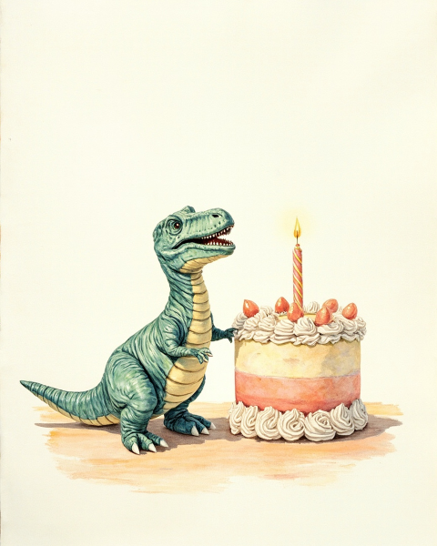 Birthday e-card design