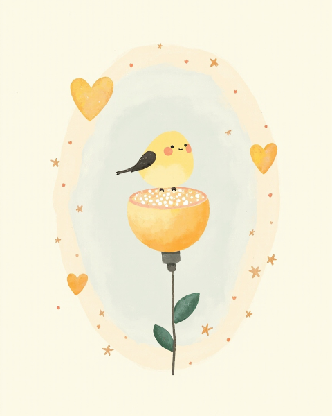 Birthday e-card design