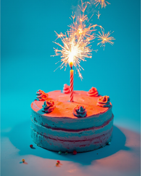 Birthday e-card design