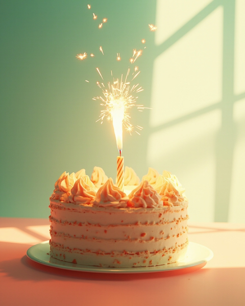 Birthday e-card design