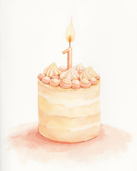Birthday e-card design