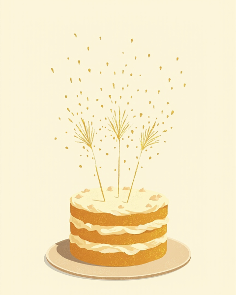 Birthday e-card design