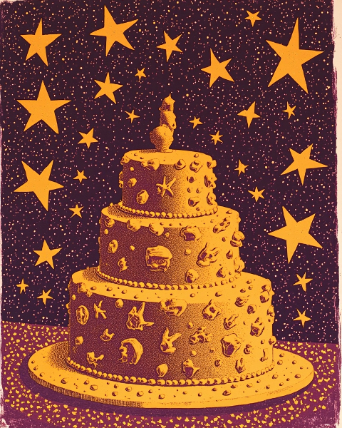 Birthday e-card design