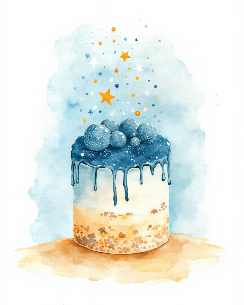 Birthday e-card design