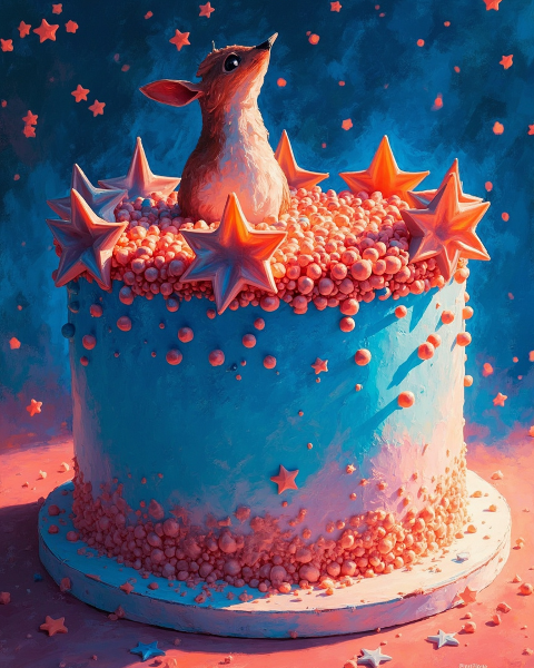 Birthday e-card design