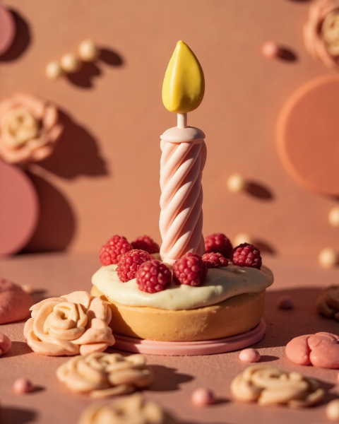 Birthday e-card design