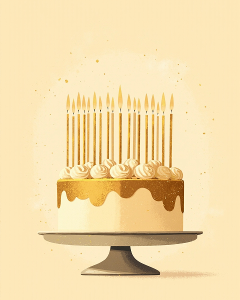 Birthday e-card design