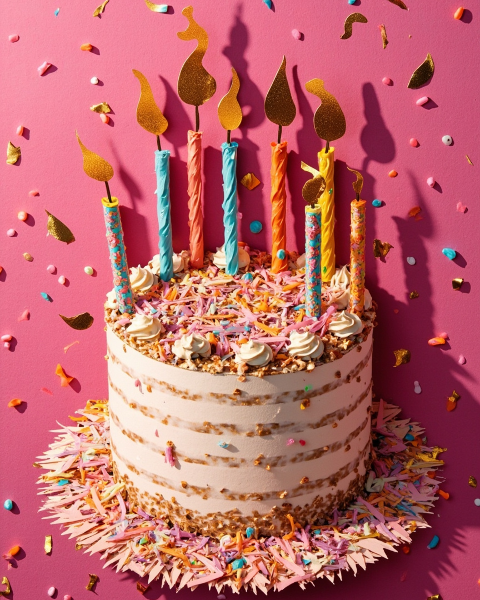 Birthday e-card design