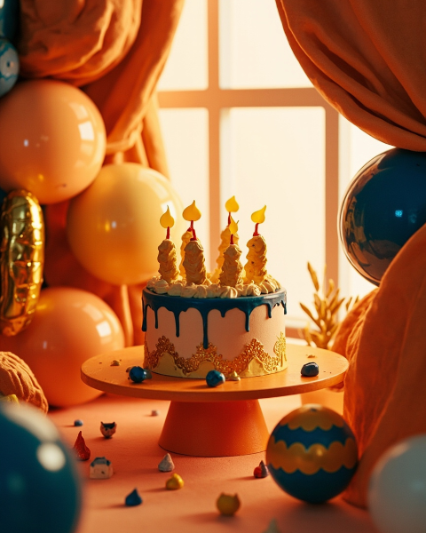 Birthday e-card design