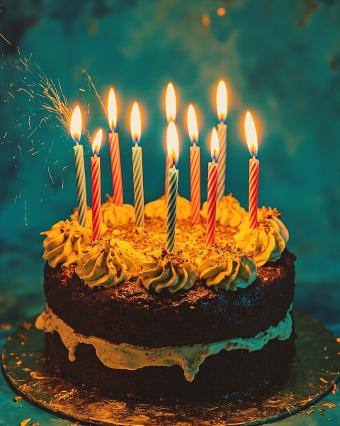 Birthday e-card design