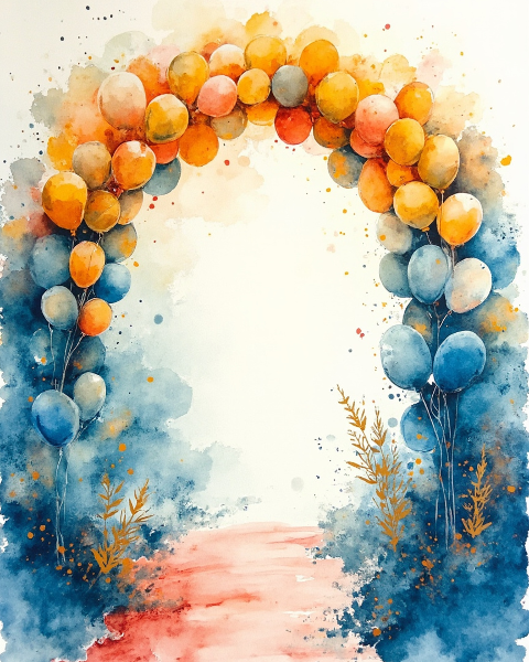 Birthday e-card design