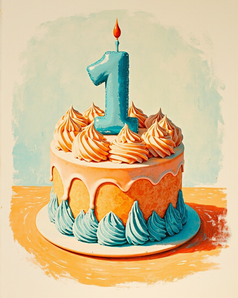 Birthday e-card design