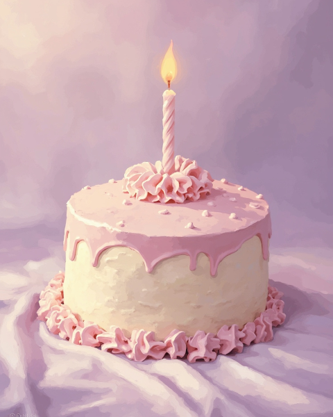 Birthday e-card design