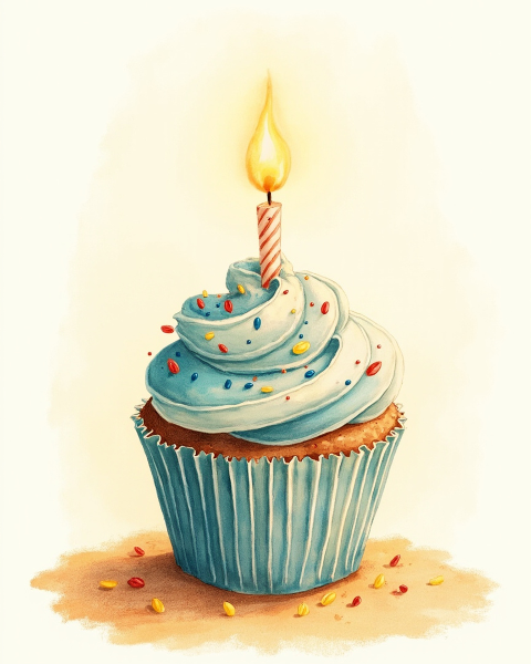 Birthday e-card design