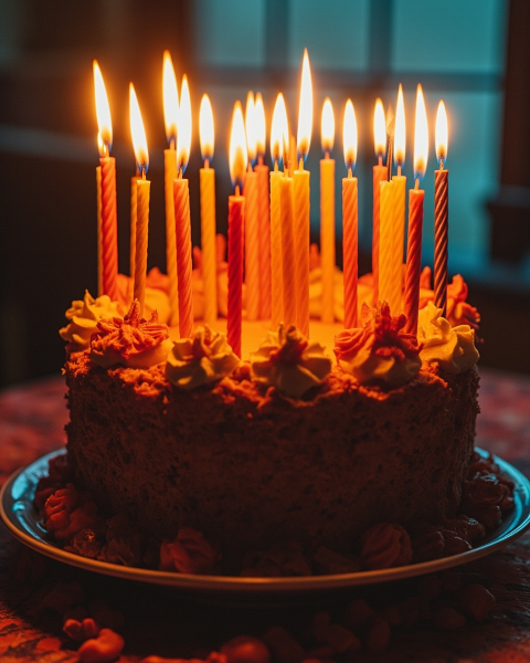 Birthday e-card design