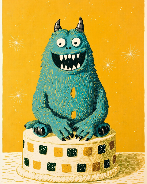 Birthday e-card design