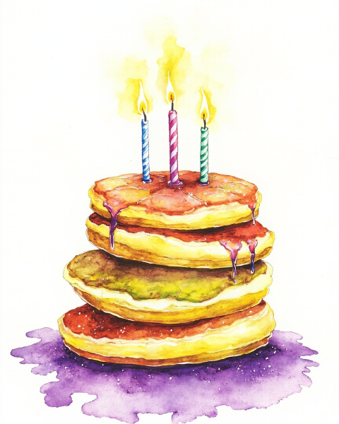 Birthday e-card design