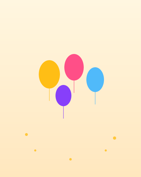 Birthday e-card design by @DittyCityTeam