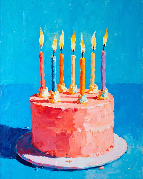 Birthday e-card design