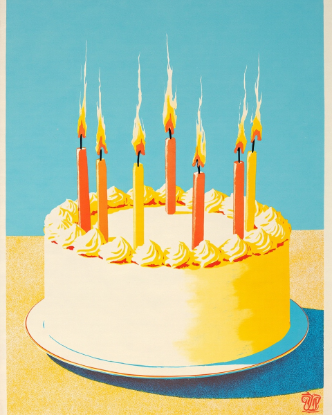 Birthday e-card design
