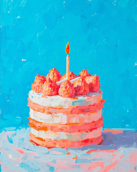 Birthday e-card design