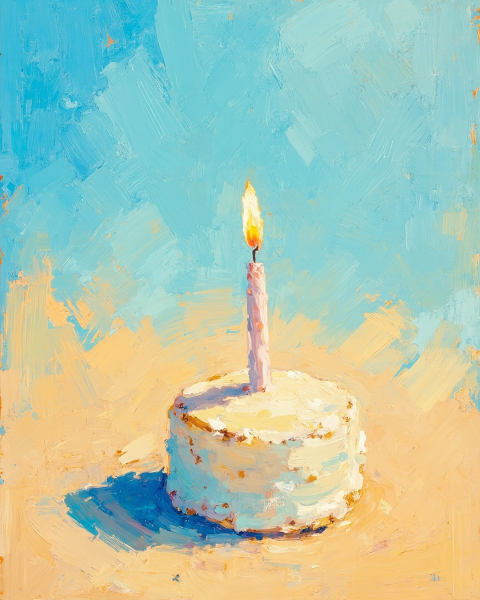 Birthday e-card design
