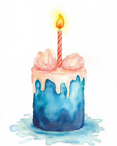 Birthday e-card design