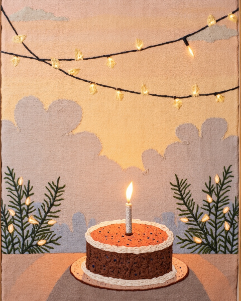 Birthday e-card design