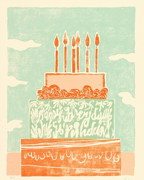 Birthday e-card design